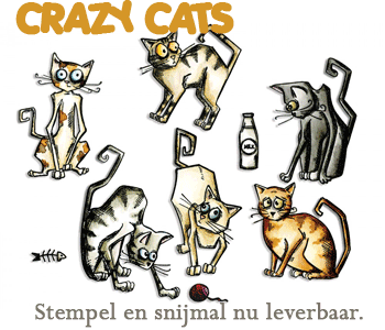 Crazy Cats van Tim Holtz